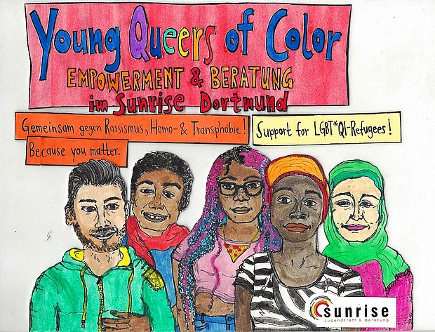Zeichnung Young Queers of Color