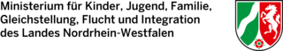 Logo des Ministerium für Kinder, Jugend, Familie, Gleichstellung, Flucht und Integration des Landes Nordrhein-Westfalen