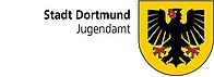 Logo des Jugendamts der Stadt Dortmund mit dem Stadtwappen der Stadt Dortmund