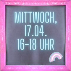 Bild mit Datum und Uhrzeit: 17.4.2024 von 16 bis 18 Uhr